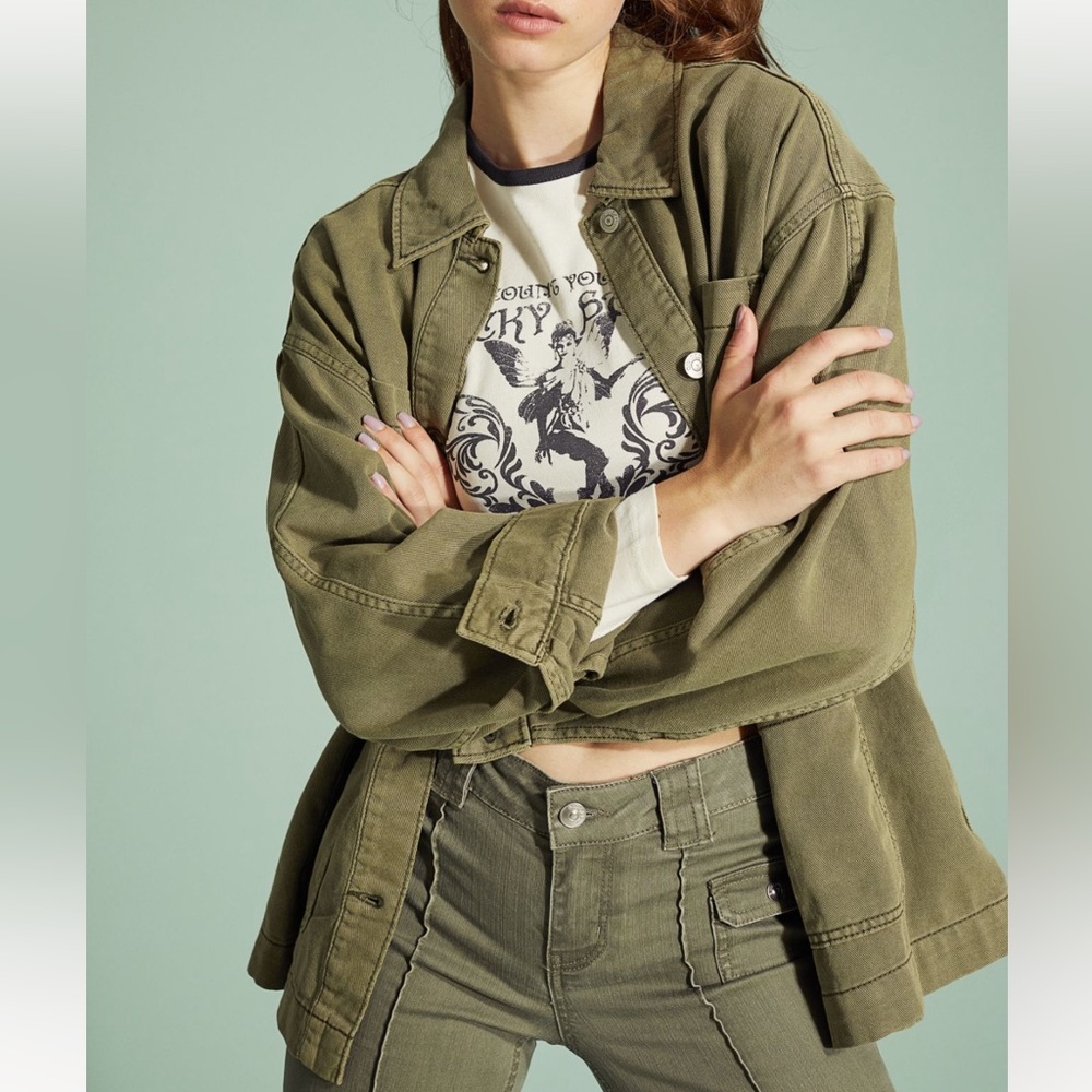 H&M Twill Utility Jacket